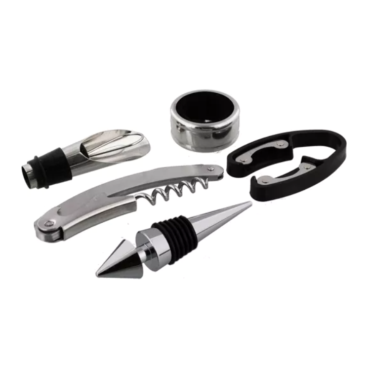 Large Wine Bottle Shape Corkscrew Set