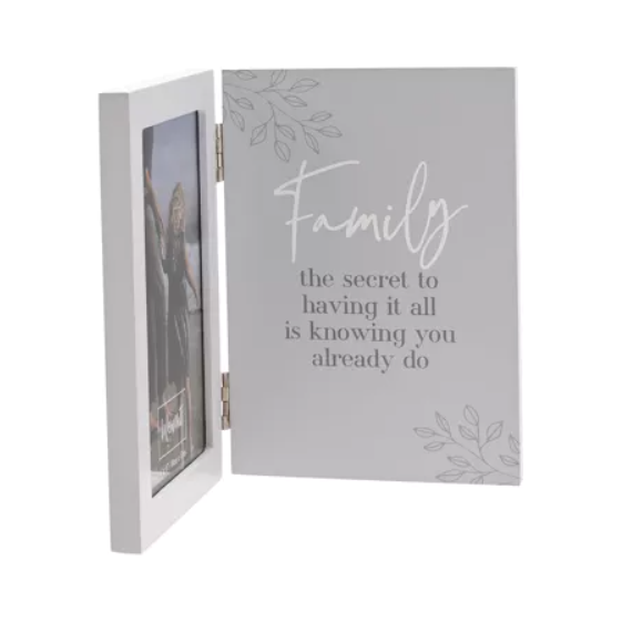 Hinged Family Photo Frame