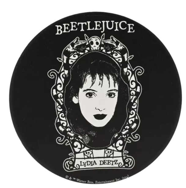 Beetlejuice Lydia Ceramic Coaster