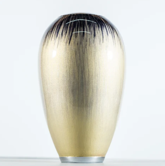 Tilnar Art Aluminium Collection - 18cm Vase Brushed Silver