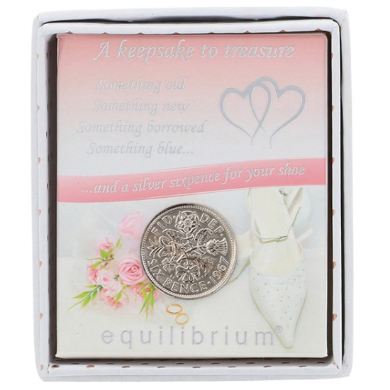 Lucky Sixpence Wedding Keepsake