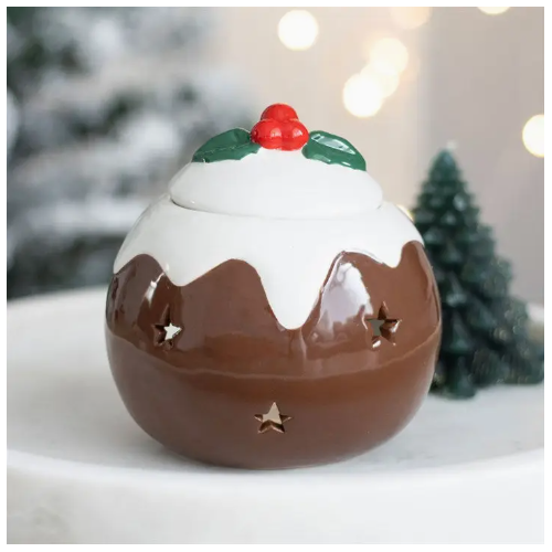 Christmas Pudding Ceramic Oil Burner