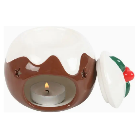 Christmas Pudding Ceramic Oil Burner