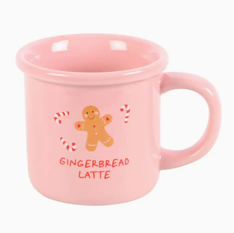 Pink Gingerbread Latte Mug