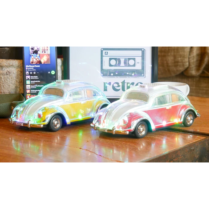 Classic VW Beetle Taxi Retro Bluetooth Speaker and FM Radio