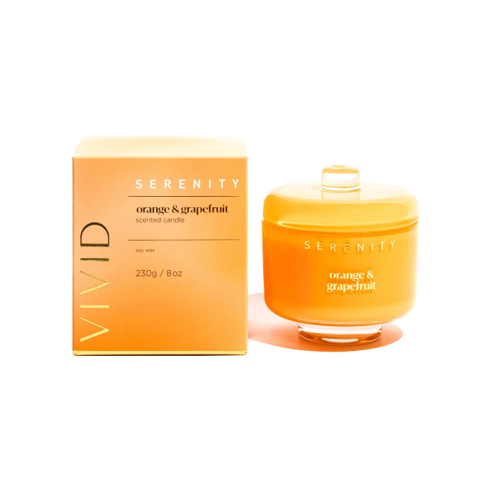 Vivid Orange and Grapefruit Candle