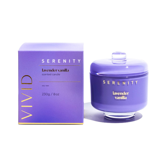 Vivid Lavender Vanilla Candle