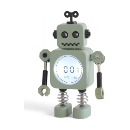 Robot Time Digital Alarm Clock