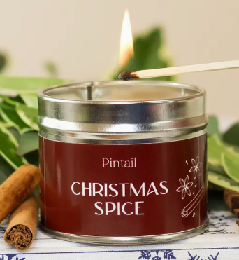 Christmas Spice Classic Tin Candle