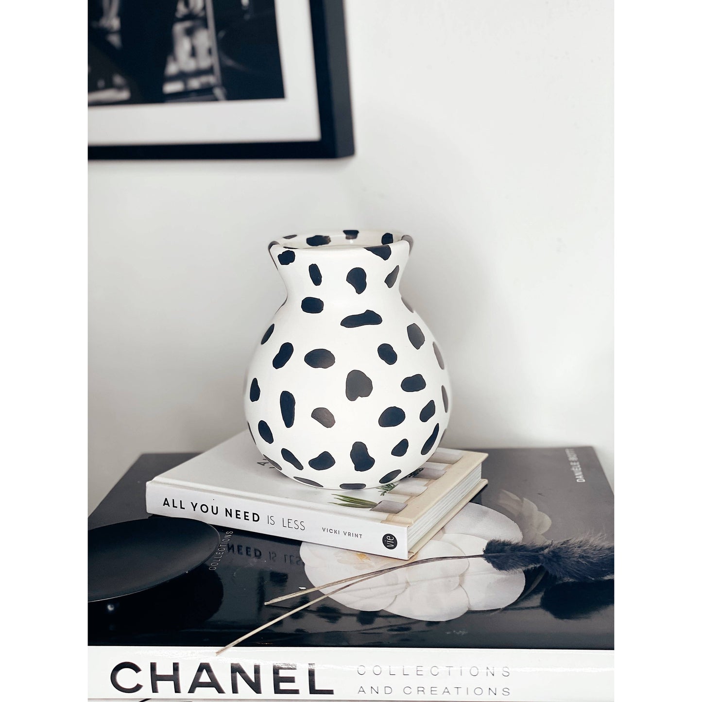 Dalmatian Print Vase