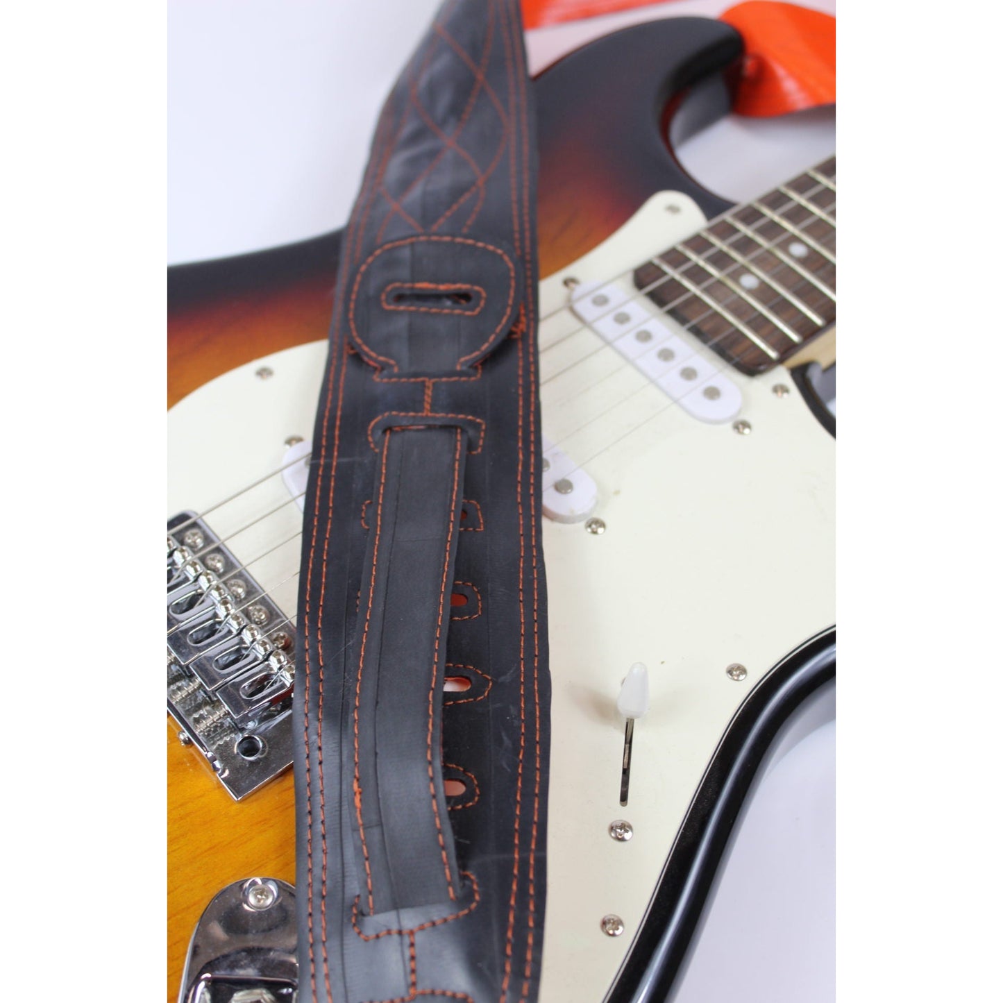 Recycled inner tube Guitar Strap