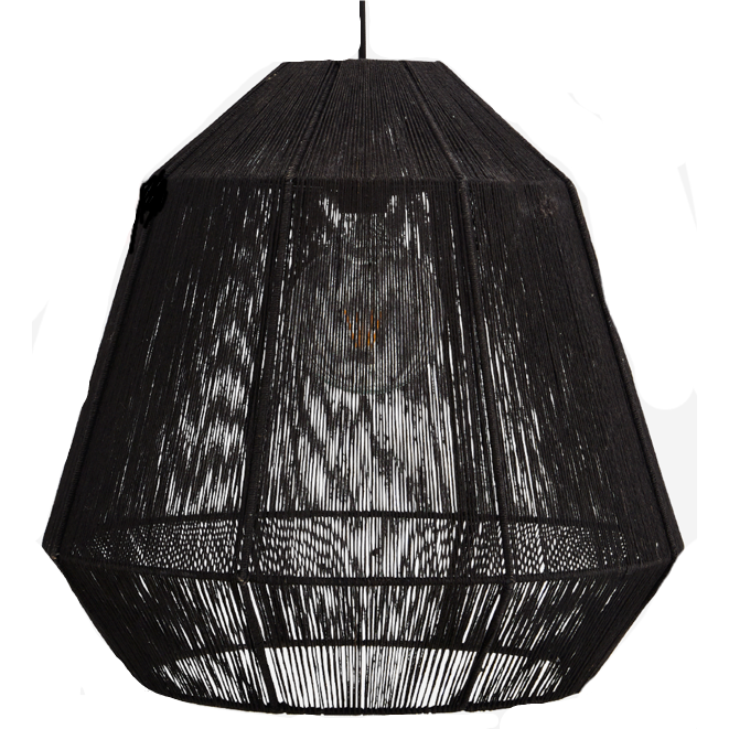 Lampshade - Black Jute