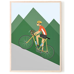 Cycling for Him Print