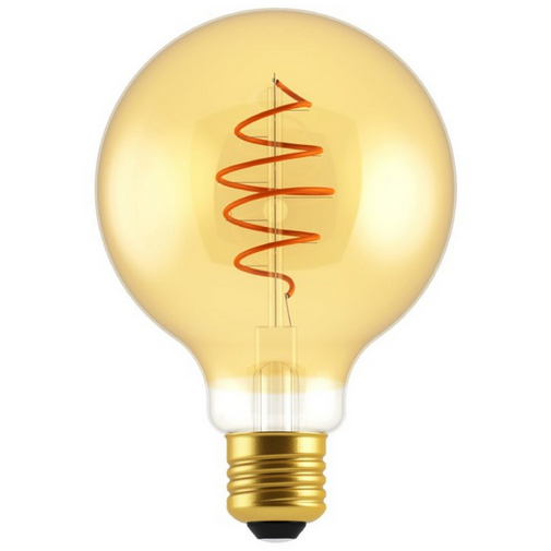 Led G95 Globe Golden Spiral Filament