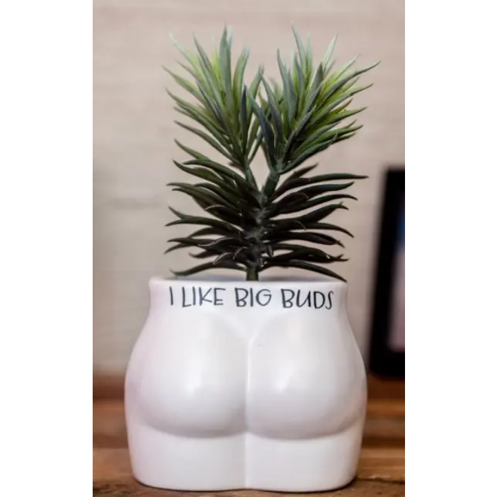 Plant Pot - I Like Big Buds - Put Some Plants On!