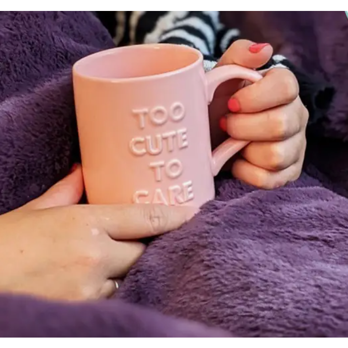 Pretty in Pink Faux Fur Throw Blanket