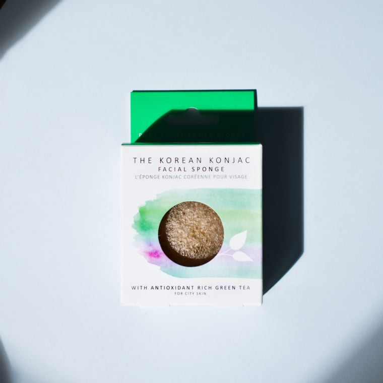 Konjac Sponge Premium Facial Puff Sponge With Green Tea- Eco Skincare