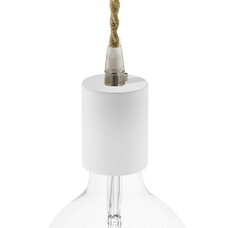 Lamp holder E27 Natural Wood Drop Cap with Grip